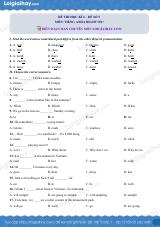 Đề thi học kì 2 Tiếng Anh 6 Right on! - Đề số 5